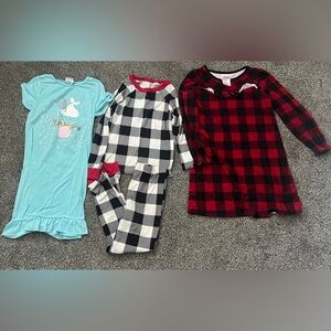 Girls pajamas size 7